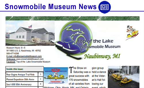 Snowmobile Museum News